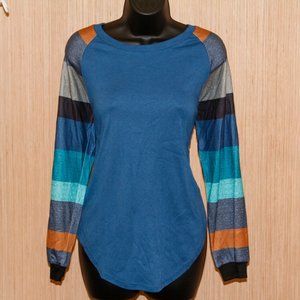Casual Top Tshirt with Stripes